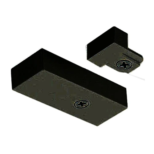 TL38BL  Trac 12 End Feed Connector/Joiner with Cover and Dead End, Black Color