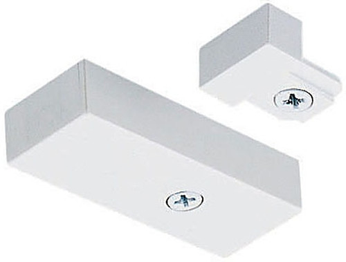TL38WH  Trac 12 End Feed Connector/Joiner with Cover and Dead End, White Color