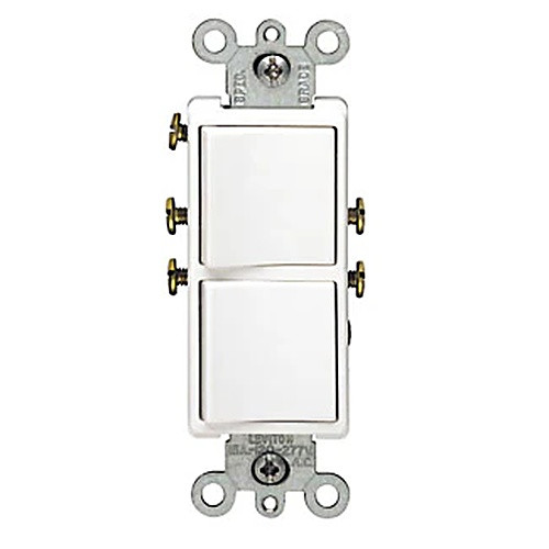 5627-W Decora Combo 20A 1P+1P