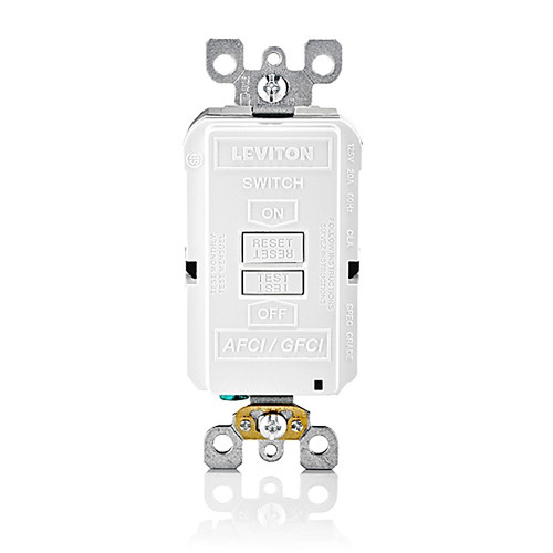 AGRBF-W 20A Blank Face AFCI/GFCI