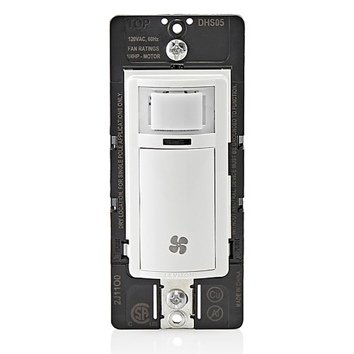 DHS05-1LW White Humid Sensor 5A120V 1/4Hp Fan