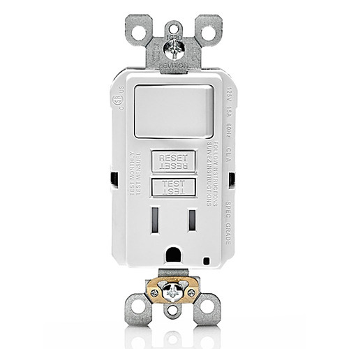 GFSW1-W Tamper-Resistant GFCI/Switch Combo