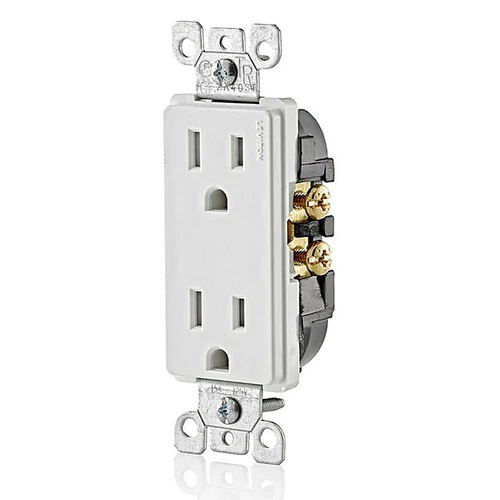 T5325-W White NEMA5-15R Dplx Rcpt