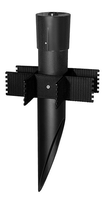 MPM19B Landscape Mighty Post 19 Inches 3 Inches Diameter Metal Cap Black