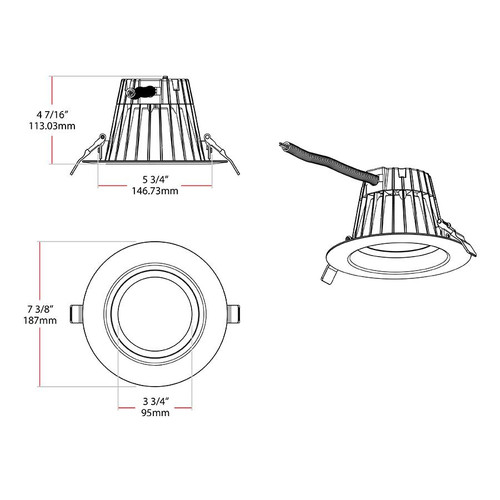 C6R189FAUNVW Line Drawing