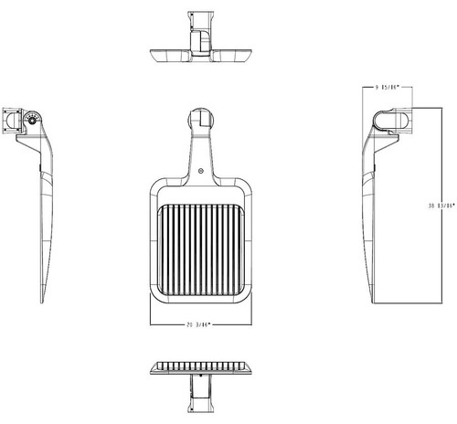 A34T4XLSFW/480 Line Drawing