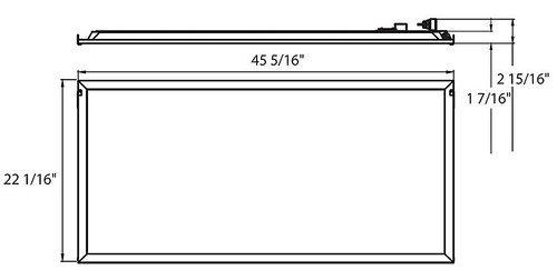 RPLED2X4 Retrofit Panel 2X4 35/30/25W 3500K/4000K/5000K White