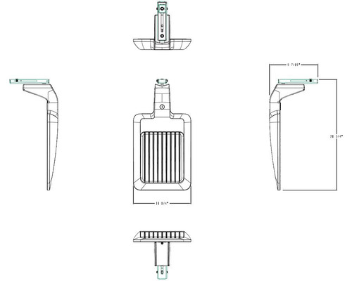 A34T5S/LCBS Line Drawing