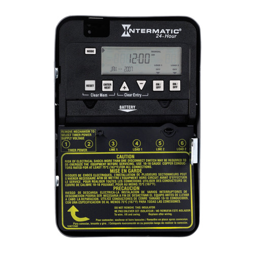 ET1125C  24-Hour 2-Circuit Electronic Control, 120-277 VAC, 2-SPST, Indoor Circuit Board