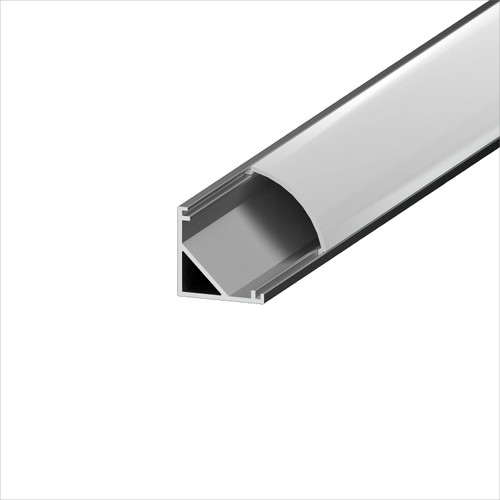 LU-45S-K LED Tape Light Angled Extrusion Bundle, Surface-mount, 8FT, Aluminum