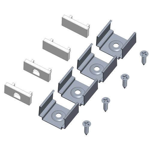LU-SR3-ACS Accessory Pack  Rectangular Slim LED Tape Light Extrusion
