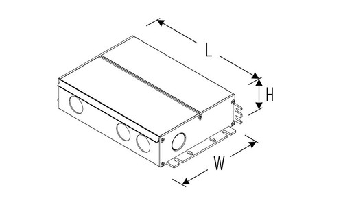 NPSU-60W/24 Line Drawing