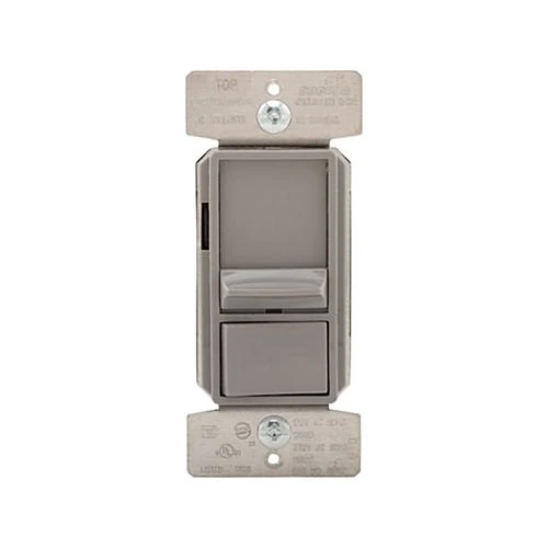 SF10P-GY Dimmer, No Neutral Required, 120/277 Vac, 60 Hz, Gray