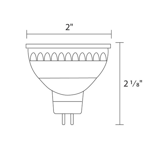 MR16-7-930-40D-DIM Line Drawing