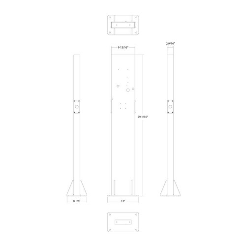 EVPD Double Sided Pedestal Base