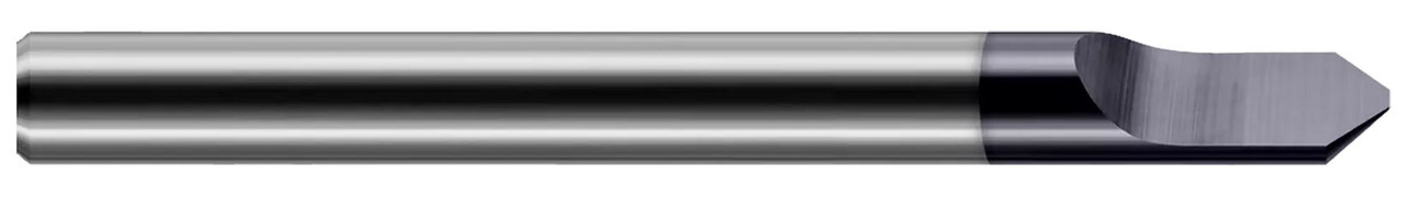 0.2500 (1/4)" SHANK DIA X 0.0300" FLAT X 60Â° INCLUDED - 1 FL, 27630  HARVEY TOOL  SKU HARTO1-27630