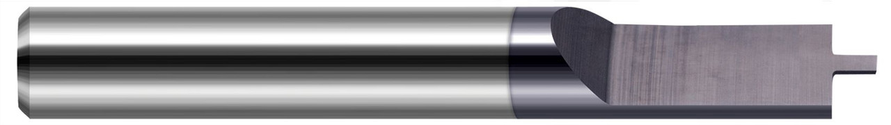 0.1250 (1/8)" SHANK DIA X 0.0300" FLAT X 0Â° INCLUDED - 1 FL, 844230  HARVEY TOOL  SKU HARTO1-844230