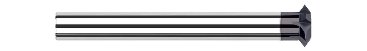 0.2500 (1/4)" CUTTER DIA X 0.1250 (1/8)" WIDTH - 90Â° INCLUDED ANGLE - 6 FL, 875503  HARVEY TOOL  SKU HARTO1-875503