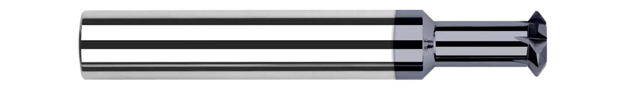 0.3750 (3/8)" CUTTER DIA X 0.0100" RADIUS X 0.1330" WIDTH X 1.0000 (1)" NECK LENGTH - 90Â° INCLUDED ANGLE - 6 FL, 890724  HARVEY TOOL  SKU HARTO1-890724