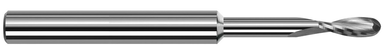 2 FL - 0.1250 (1/8)" CUTTER DIA X 0.3750 (3/8)" LOC X 0.6250 (5/8)" REACH, 964608  HARVEY TOOL  SKU HARTO1-964608