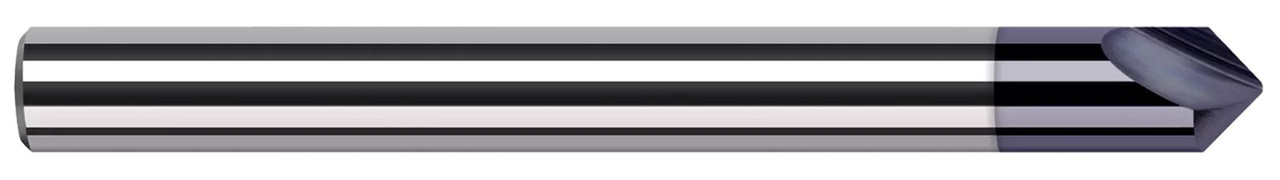0.1250 (1/8)" SHANK DIA X 0.0050" RADIUS X 45Â° INCLUDED - 2 FL, 987622  HARVEY TOOL  SKU HARTO1-987622