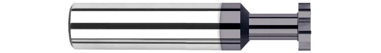 0.2500 (1/4)" CUTTER DIA X 0.0460" WIDTH X 0.1560 (5/32)" NECK LENGTH - SLOTTING - 6 FL - ALTIN COATED, 23516-C3  HARVEY TOOL  SKU HARTO1-23516-C3