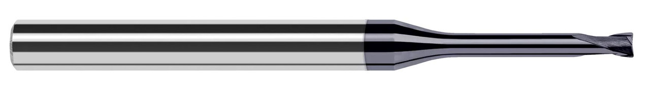 2 FL - 0.0310 (1/32)" CUTTER DIA X 0.0050" RADIUS X 0.0250" LOC X 0.3750 (3/8)" REACH - ALTIN NANO COATED, 33031-C6  HARVEY TOOL  SKU HARTO1-33031-C6