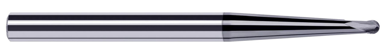 2 FL - 0.0470 (3/64)" CUTTER DIA X 0.0380" LOC X 5Â° 1.1980" TAPER REACH - ALTIN NANO COATED, 38947-C6  HARVEY TOOL  SKU HARTO1-38947-C6