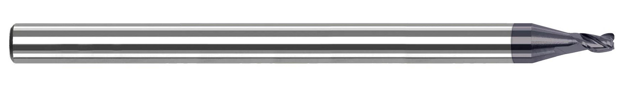 3 FL - 0.0550 (1.4 MM)" CUTTER DIA X 0.0150 (1/64)" RADIUS X 0.0650" LOC - TIB2 COATED, 56510-C8  HARVEY TOOL  SKU HARTO1-56510-C8