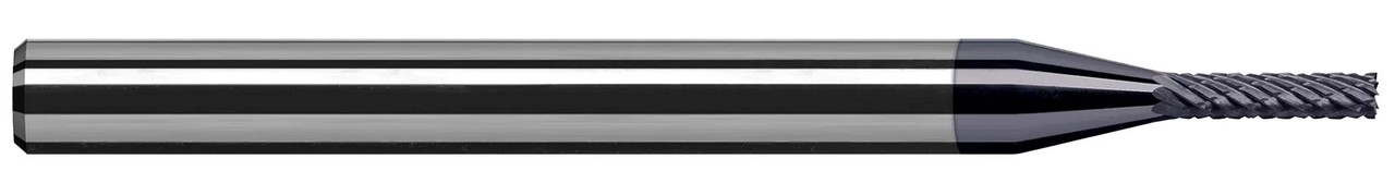 18 RH TEETH, 9 LH TEETH - 0.2500 (1/4)" CUTTER DIA X 0.7500 (3/4)" LOC - ALTIN COATED, 60816-C3  HARVEY TOOL  SKU HARTO1-60816-C3