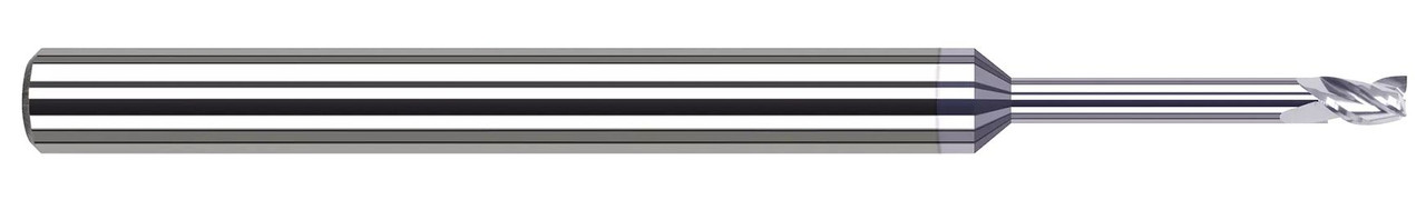 3 FL - 0.1250 (1/8)" CUTTER DIA X 0.1870 (3/16)" LOC X 0.5000 (1/2)" REACH - TIB2 COATED, 814408-C8  HARVEY TOOL  SKU HARTO1-814408-C8