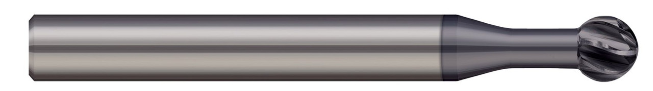 0.0937 (3/32)" CUTTER DIA X 0.3120 (5/16)" NECK LENGTH X 270Â° WRAP ANGLE - 4 FL - ALTIN NANO COATED, 819893-C6  HARVEY TOOL  SKU HARTO1-819893-C6