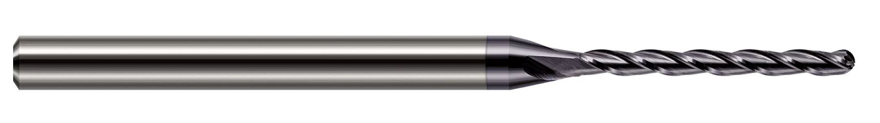 3 FL - 0.0930 (3/32)" CUTTER DIA X 0.6700" LOC - ALTIN COATED, 861493-C3  HARVEY TOOL  SKU HARTO1-861493-C3
