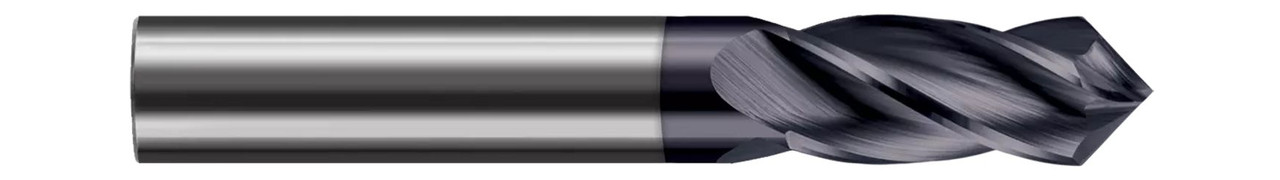 0.1250 (1/8)" CUTTER DIA X 0.5000 (1/2)" LOC X 120Â° INCLUDED - 4 FL - ALTIN NANO COATED, 865408-C6  HARVEY TOOL  SKU HARTO1-865408-C6