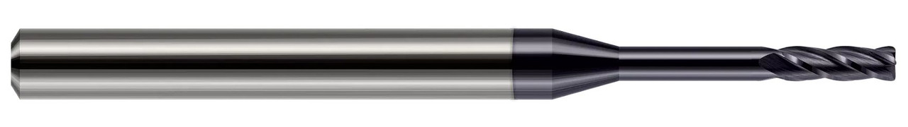 4 FL - 0.1250 (1/8)" CUTTER DIA X 0.0050" RADIUS X 0.3750 (3/8)" LOC X 1.0000 (1)" REACH - ALTIN COATED, 876908-C3  HARVEY TOOL  SKU HARTO1-876908-C3