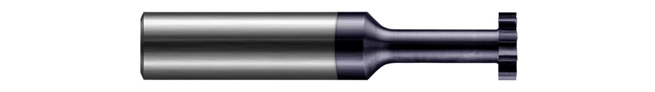 0.5000 (1/2)" CUTTER DIA X 0.0620 (1/16)" WIDTH X 0.7500 (3/4)" NECK LENGTH - STANDARD SLOTTING - 10 FL - ALTIN NANO COATED, 891330-C6  HARVEY TOOL  SKU HARTO1-891330-C6