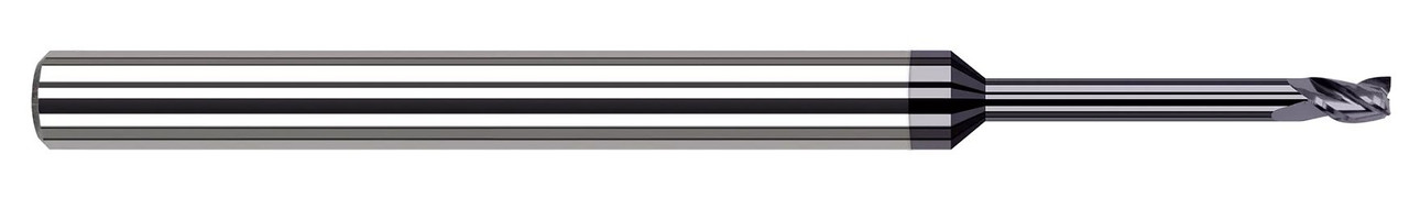 3 FL - 0.0930 (3/32)" CUTTER DIA X 0.1400 (9/64)" LOC X 0.9500" REACH - ALTIN COATED, 909593-C3  HARVEY TOOL  SKU HARTO1-909593-C3