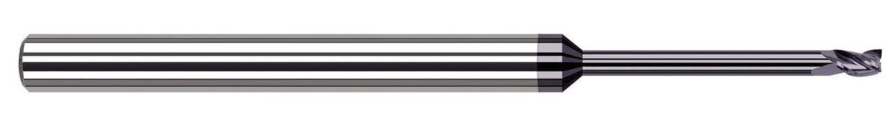 3 FL - 0.0200 (.5 MM)" CUTTER DIA X 0.0300" LOC X 0.1000" REACH - ALTIN COATED, 936120-C3  HARVEY TOOL  SKU HARTO1-936120-C3