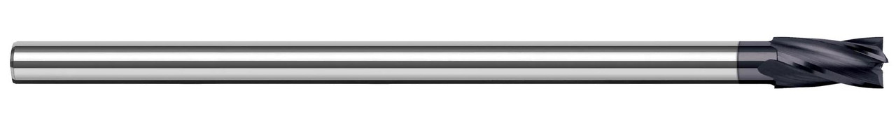 4 FL - 0.1250 (1/8)" CUTTER DIA X 0.1870 (3/16)" LOC - ALTIN COATED, 943208-C3  HARVEY TOOL  SKU HARTO1-943208-C3