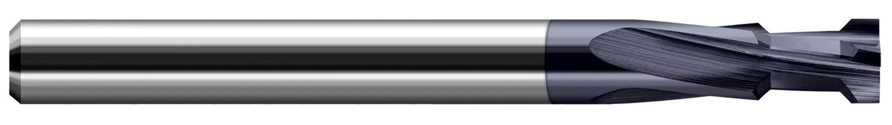 0.1350" MAX OPENING WIDTH X 0.1250 (1/8)" SHANK DIA X 90Â° INCLUDED - 4 FL - ALTIN COATED, 955208-C3  HARVEY TOOL  SKU HARTO1-955208-C3