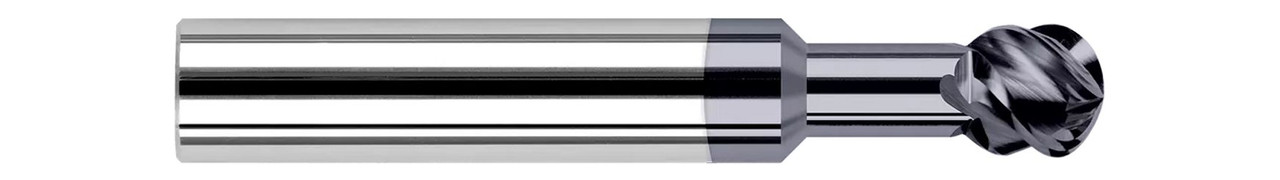 0.0937 (3/32)" CUTTER DIA X 0.5000 (1/2)" NECK LENGTH X 270Â° WRAP ANGLE - 2 FL - TIB2 COATED, 970493-C8  HARVEY TOOL  SKU HARTO1-970493-C8