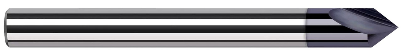0.2500 (1/4)" SHANK DIA X 50Â° INCLUDED - 2 FL - ALTIN COATED, 976616-C3  HARVEY TOOL  SKU HARTO1-976616-C3