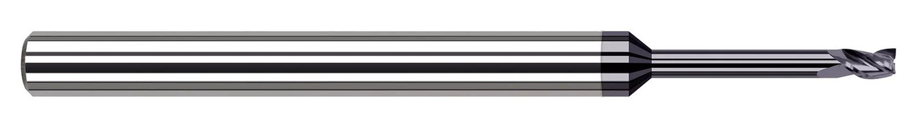 3 FL - 0.0400" CUTTER DIA X 0.0600" LOC X 0.2030 (13/64)" REACH - ALTIN NANO COATED, 985340-C6  HARVEY TOOL  SKU HARTO1-985340-C6
