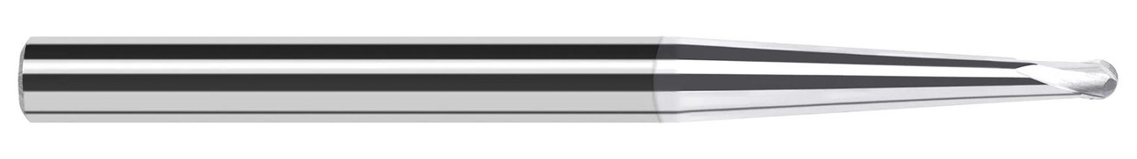 2 FL - 0.0930 (3/32)" CUTTER DIA X 0.0740" LOC X 7Ã‚Â° 0.7130" TAPER REACH - TIB2 COATED, 995635-C8 Â– HARVEY TOOL Â– SKU HARTO1-995635-C8