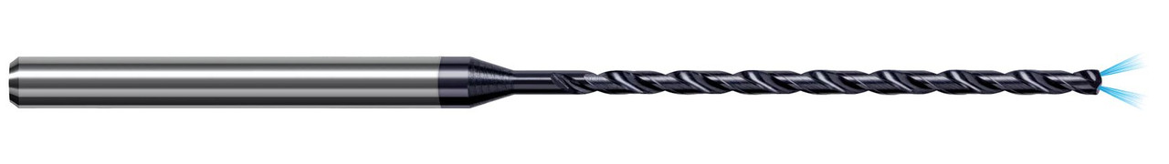 2.578 MM DRILL DIA X 35.000 mm" FLUTE LENGTH - 2 FL - ALTIN COATED, ACD1015-C3  HARVEY TOOL  SKU HARTO1-ACD1015-C3