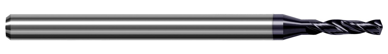 1.041 MM DRILL DIA X 10.000 mm" FLUTE LENGTH - 2 FL - ALTIN COATED, ADS0410-C3  HARVEY TOOL  SKU HARTO1-ADS0410-C3