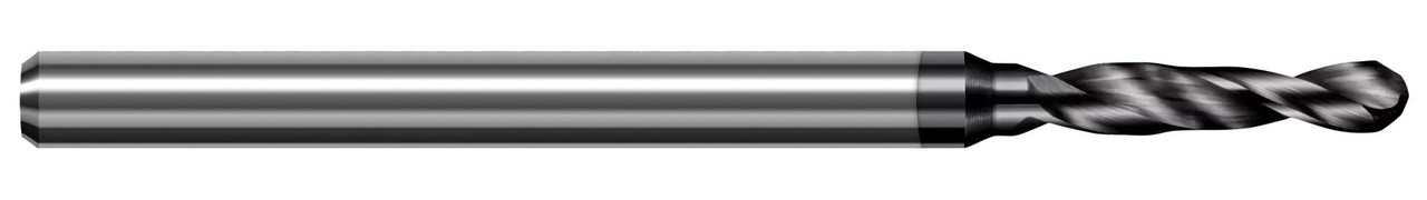 2.057 MM DRILL DIA X 14.000 mm" FLUTE LENGTH - 2 FL - AMORPHOUS DIAMOND COATED, DDA0810-C4  HARVEY TOOL  SKU HARTO1-DDA0810-C4