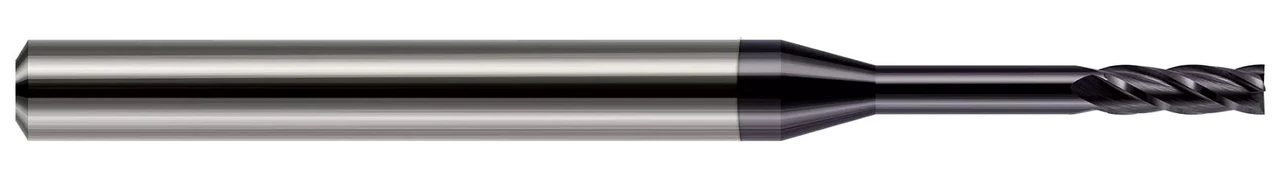 4 FL - 0.0200" (.5 mm) Cutter DIA x 0.0600" LOC x 0.1700" Reach - Amorphous Diamond Coated  HARVEY TOOL  SKU HARTO1-76420-C4