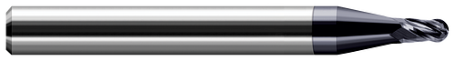 2 FL - 0.1406" (9/64) Cutter DIA x 0.2200" LOC - AlTiN Coated  HARVEY TOOL  SKU HARTO1-50909-C3