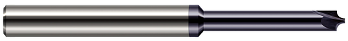 0.0050" Radius x 0.0200" (.5 mm) Pilot DIA x 0.5000" (1/2) Reach - - 2 FL - AlTiN Coated Â– HARVEY TOOL Â– SKU HARTO1-57505-C3